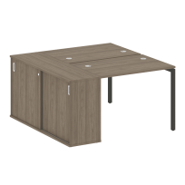 Metal System Quattro Р. ст. с шкафом-купе на П-образном м/к 40БП.РС-СШК-1.1 Т Акация/Антрацит металл 1410*1475*750 Metal System Quattro Р. ст. с шкафом-купе на П-образном м/к 40БП.РС-СШК-1.1 Т Акация/Антрацит металл 1410*1475*750