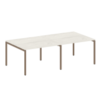Metal System Quattro Перег. стол (2 столешницы) на П-образном м/к 40БП.ПРГ-2.2 Акация/Антрацит металл 2400*1235*750 Metal System Quattro Перег. стол (2 столешницы) на П-образном м/к 40БП.ПРГ-2.2 Акация/Антрацит металл 2400*1235*750