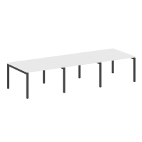 Metal System Quattro Перег. стол (3 столешницы) на П-оразном м/к 50БП.ПРГ-3.2 Акация/Антрацит металл 3600*1235*750 Metal System Quattro Перег. стол (3 столешницы) на П-оразном м/к 50БП.ПРГ-3.2 Акация/Антрацит металл 3600*1235*750