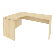 Style Стол криволинейный левый Л.СА-4 (L) Белый 1580×1200×750