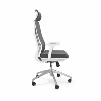 Кресло для руководителя ТЕСЛА / Тесла серый TESLA White Grey