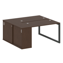 Metal System Quattro Р. ст. с шкафом-купе на О-образном м/к 50БО.РС-СШК-1.2 Т Акация/Антрацит металл 1610*1475*750 Metal System Quattro Р. ст. с шкафом-купе на О-образном м/к 50БО.РС-СШК-1.2 Т Акация/Антрацит металл 1610*1475*750