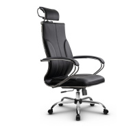 Кресло для руководителя Метта L 2c 46/K_17833_Кожа перфорированная NewLeather - Черный_Кожа перфорированная NewLeather - Черный Кресло для руководителя Метта L 2c 46/K_17833_Кожа перфорированная NewLeather - Черный_Кожа перфорированная NewLeather - Черный