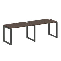 Metal System Quattro Р. ст. на 2 раб. места на О-образном м/к 50БО.СМ-2.2 Акация/Антрацит металл 2400*720*750 Metal System Quattro Р. ст. на 2 раб. места на О-образном м/к 50БО.СМ-2.2 Акация/Антрацит металл 2400*720*750