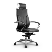 Кресло для руководителя Метта L 2c 46/K_17839_Кожа перфорированная NewLeather - Черный_Кожа перфорированная NewLeather - Черный Кресло для руководителя Метта L 2c 46/K_17839_Кожа перфорированная NewLeather - Черный_Кожа перфорированная NewLeather - Черный
