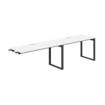 Стол-бенч комбо s-b-s с лючком Allegro / 2400×600×750 / Профиль О-образный: 70×20 Антрацит / Столешница: Белый / AG.191.WH.L.72.AN Стол-бенч комбо s-b-s с лючком Allegro / 2400×600×750 / Профиль О-образный: 70×20 Антрацит / Столешница: Белый / AG.191.WH.L.72.AN