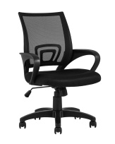 Кресло офисное TopChairs Simple черное Кресло офисное TopChairs Simple черное