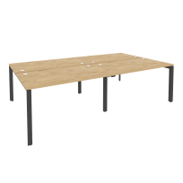 Onix Рабочая станция на П-образном м/к O.MP-D.RS-4.3.8 Тиквуд светлый/Антрацит металл 2760*1635*750 Onix Рабочая станция на П-образном м/к O.MP-D.RS-4.3.8 Тиквуд светлый/Антрацит металл 2760*1635*750