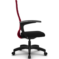 Кресло офисное Metta  SU-CM-10P (SU-СU160-10P) PL / Красный – Красный