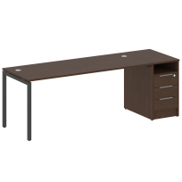 Metal System Quattro Р. ст. с тумбой на П-образном м/к 40БП.РС-СТП-1.5 Акация/Антрацит металл 2212*720*750 Metal System Quattro Р. ст. с тумбой на П-образном м/к 40БП.РС-СТП-1.5 Акация/Антрацит металл 2212*720*750