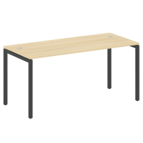 Metal System Quattro Стол офисный на П-образном м/к 40БП.СП-4 Вяз/Мокко металл 1600×720×750 Metal System Quattro Стол офисный на П-образном м/к 40БП.СП-4 Вяз/Мокко металл 1600×720×750