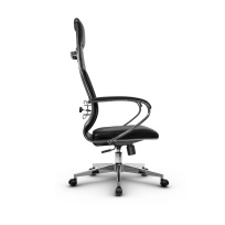 Кресло для руководителя Метта L 1c 44B/K_17834 Кожа перфорированная NewLeather – Черный Кресло для руководителя Метта L 1c 44B/K_17834 Кожа перфорированная NewLeather – Черный
