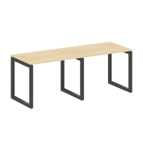 Metal System Quattro Р. ст. на 2 раб. места на О-образном м/к 50БО.СМ-2.1 Акация/Антрацит металл 2000*720*750 Metal System Quattro Р. ст. на 2 раб. места на О-образном м/к 50БО.СМ-2.1 Акация/Антрацит металл 2000*720*750