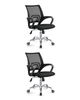 Кресло офисное TopChairs Simple New черный 2 шт Кресло офисное TopChairs Simple New черный 2 шт