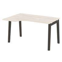 Onix Wood Стол эргономичный левый OW.SA-2 (L) Белый бриллиант/Дуб светлый/Белый металл 1380*980*750 (720/460) Onix Wood Стол эргономичный левый OW.SA-2 (L) Белый бриллиант/Дуб светлый/Белый металл 1380*980*750 (720/460)