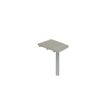 Приставка боковая малая левая Wing / WN.104.OL.L / 500×856×750 / Цвет: Дуб светлый / Опора: Серебрянный металлик Приставка боковая малая левая Wing / WN.104.OL.L / 500×856×750 / Цвет: Дуб светлый / Опора: Серебрянный металлик