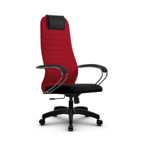 Кресло для руководителя Metta SU-BK-10 (SU-BK131-10) PL / Красный – Красный