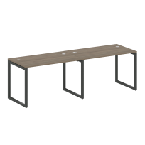 Metal System Quattro Р. ст. на 2 раб. места на О-образном м/к 40БО.СМ-2.2 Акация/Антрацит металл 2400*720*750 Metal System Quattro Р. ст. на 2 раб. места на О-образном м/к 40БО.СМ-2.2 Акация/Антрацит металл 2400*720*750