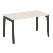Onix Wood Стол офисный OW.SP-3.8 Дуб мали/Дуб светлый/Белый металл 1380×800×750 Onix Wood Стол офисный OW.SP-3.8 Дуб мали/Дуб светлый/Белый металл 1380×800×750