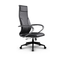 Кресло для руководителя Метта L 1c 44C/K_17832 Кожа перфорированная NewLeather – Черный Кресло для руководителя Метта L 1c 44C/K_17832 Кожа перфорированная NewLeather – Черный
