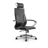Кресло для руководителя Метта L 2c 44B/K_17834_Кожа перфорированная NewLeather - Черный_Кожа перфорированная NewLeather - Черный Кресло для руководителя Метта L 2c 44B/K_17834_Кожа перфорированная NewLeather - Черный_Кожа перфорированная NewLeather - Черный