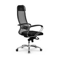 Кресло для руководителя Samurai SL-1.04 Infinity Easy Clean Черный плюс