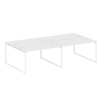 Metal System Quattro Р. ст. на 4 раб. места на О-образном м/к 40БО.СМ-4.3 Акация/Антрацит металл 2800*1475*750 Metal System Quattro Р. ст. на 4 раб. места на О-образном м/к 40БО.СМ-4.3 Акация/Антрацит металл 2800*1475*750