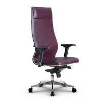 Кресло для руководителя Метта L 1m 42/4D_17841_Кожа перфорированная NewLeather – Темно-коричневый Кресло для руководителя Метта L 1m 42/4D_17841_Кожа перфорированная NewLeather – Темно-коричневый