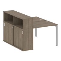 Metal System Quattro Р. ст. с шкафом-купе на П-образном м/к 50БП.РС-СШК-2.1 Т Акация/Антрацит металл 1410*1475*1098 Metal System Quattro Р. ст. с шкафом-купе на П-образном м/к 50БП.РС-СШК-2.1 Т Акация/Антрацит металл 1410*1475*1098