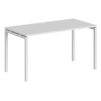 Стол офисный Sigma / 1200×600×750 / Металл: 40×40 Белый; Столешница: Дуб темный / SG.201.OD.44.WH Стол офисный Sigma / 1200×600×750 / Металл: 40×40 Белый; Столешница: Дуб темный / SG.201.OD.44.WH