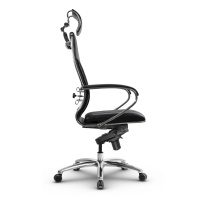 Кресло для руководителя Метта L 2c 44B/K_17838_Кожа перфорированная NewLeather - Черный_Кожа перфорированная NewLeather - Черный Кресло для руководителя Метта L 2c 44B/K_17838_Кожа перфорированная NewLeather - Черный_Кожа перфорированная NewLeather - Черный
