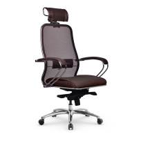 Кресло для руководителя Samurai SL-2.04 Infinity Easy Clean черный плюс