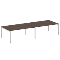 Metal System Quattro Перег. стол (2 столешницы) на П-образном м/к 40БП.ПРГ-2.5 Акация/Антрацит металл 3600*1235*750 Metal System Quattro Перег. стол (2 столешницы) на П-образном м/к 40БП.ПРГ-2.5 Акация/Антрацит металл 3600*1235*750