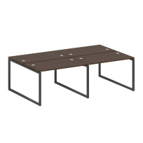 Metal System Quattro Р. ст. на 4 раб. места на О-образном м/к 40БО.СМ-4.2 Акация/Антрацит металл 2400*1475*750 Metal System Quattro Р. ст. на 4 раб. места на О-образном м/к 40БО.СМ-4.2 Акация/Антрацит металл 2400*1475*750