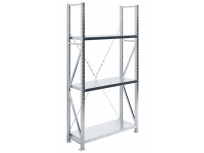 Стеллаж MS U 200/100x40/3 (Нагрузка на полку 300) Стеллаж MS U 200/100x40/3 (Нагрузка на полку 300)