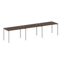 Metal System Quattro Р. ст. на 3 раб. места на П-образном м/к 40БП.СМ-3.2 Акация/Антрацит металл 3600*720*750 Metal System Quattro Р. ст. на 3 раб. места на П-образном м/к 40БП.СМ-3.2 Акация/Антрацит металл 3600*720*750