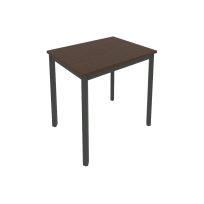 Slim Стол офисный на металлокаркасе С.СП-2.1 Белый/Чёрный металл 780×600×750