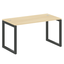 Metal System Quattro Стол офисный на О-образном м/к 50БО.СП-3 Вяз/Мокко металл 1400×720×750 Metal System Quattro Стол офисный на О-образном м/к 50БО.СП-3 Вяз/Мокко металл 1400×720×750
