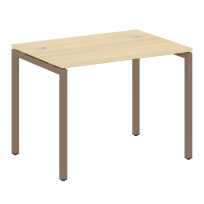 Metal System Quattro Стол офисный на П-образном м/к 40БП.СП-1 Вяз/Мокко металл 1000×720×750 Metal System Quattro Стол офисный на П-образном м/к 40БП.СП-1 Вяз/Мокко металл 1000×720×750