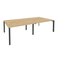 Onix Рабочая станция на П-образном м/к O.MP-D.RS-4.3.7 Тиквуд светлый/Антрацит металл 2760*1475*750 Onix Рабочая станция на П-образном м/к O.MP-D.RS-4.3.7 Тиквуд светлый/Антрацит металл 2760*1475*750