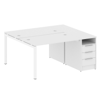 Metal System Quattro Р. ст. с тумбой на П-образном м/к 50БП.РС-СТП-2.2 Акация/Антрацит металл 1612*1475*750 Metal System Quattro Р. ст. с тумбой на П-образном м/к 50БП.РС-СТП-2.2 Акация/Антрацит металл 1612*1475*750