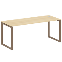 Metal System Quattro Стол офисный на О-образном м/к 40БО.СП-5 Вяз/Мокко металл 1800×720×750 Metal System Quattro Стол офисный на О-образном м/к 40БО.СП-5 Вяз/Мокко металл 1800×720×750