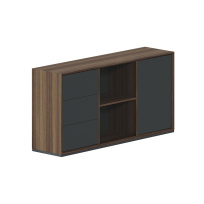 Греденция Quartz / QZ.0401.BW.GF / 1800×450×900 / Цвет: Американский орех / Графит Греденция Quartz / QZ.0401.BW.GF / 1800×450×900 / Цвет: Американский орех / Графит