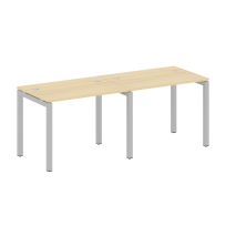 Metal System Quattro Р. ст. на 2 раб. места на П-образном м/к 50БП.СМ-2.1 Акация/Антрацит металл 2000*720*750 Metal System Quattro Р. ст. на 2 раб. места на П-образном м/к 50БП.СМ-2.1 Акация/Антрацит металл 2000*720*750