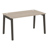 Onix Wood Стол офисный OW.SP-3.8 Дуб мали/Дуб светлый/Белый металл 1380×800×750 Onix Wood Стол офисный OW.SP-3.8 Дуб мали/Дуб светлый/Белый металл 1380×800×750