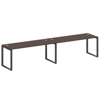 Metal System Р. ст. на 2 раб. места на О-образном м/к БО.СМ-2.5 Акация/Антрацит металл 3600*720*750 Metal System Р. ст. на 2 раб. места на О-образном м/к БО.СМ-2.5 Акация/Антрацит металл 3600*720*750