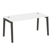 Onix Wood Direct Стол руководителя OW.SRR-4.8 Белый бриллиант/Дуб светлый/Белый металл 1580*800*750 Onix Wood Direct Стол руководителя OW.SRR-4.8 Белый бриллиант/Дуб светлый/Белый металл 1580*800*750