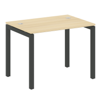 Metal System Quattro Стол офисный на П-образном м/к 50БП.СП-1 Вяз/Мокко металл 1000×720×750 Metal System Quattro Стол офисный на П-образном м/к 50БП.СП-1 Вяз/Мокко металл 1000×720×750