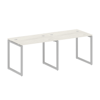 Metal System Quattro Р. ст. на 2 раб. места на О-образном м/к 40БО.СМ-2.1 Акация/Антрацит металл 2000*720*750 Metal System Quattro Р. ст. на 2 раб. места на О-образном м/к 40БО.СМ-2.1 Акация/Антрацит металл 2000*720*750