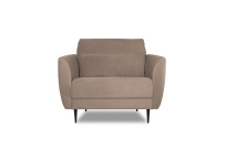 Кресло Monaco Euroforma / Велюр Fortis 290 / Бежевый / 970×880×820